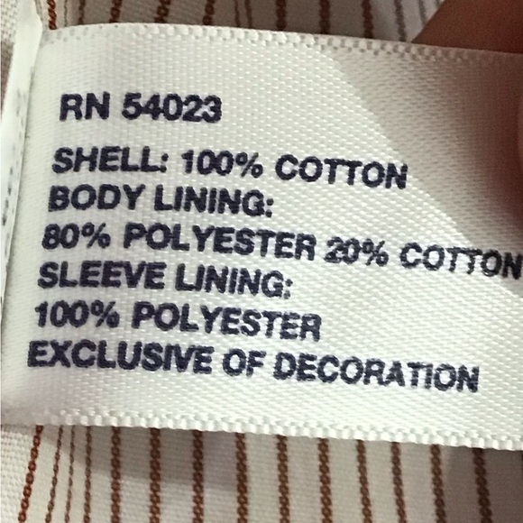 Gap Red Cotton Coat Size Medium - Picture 6 of 6